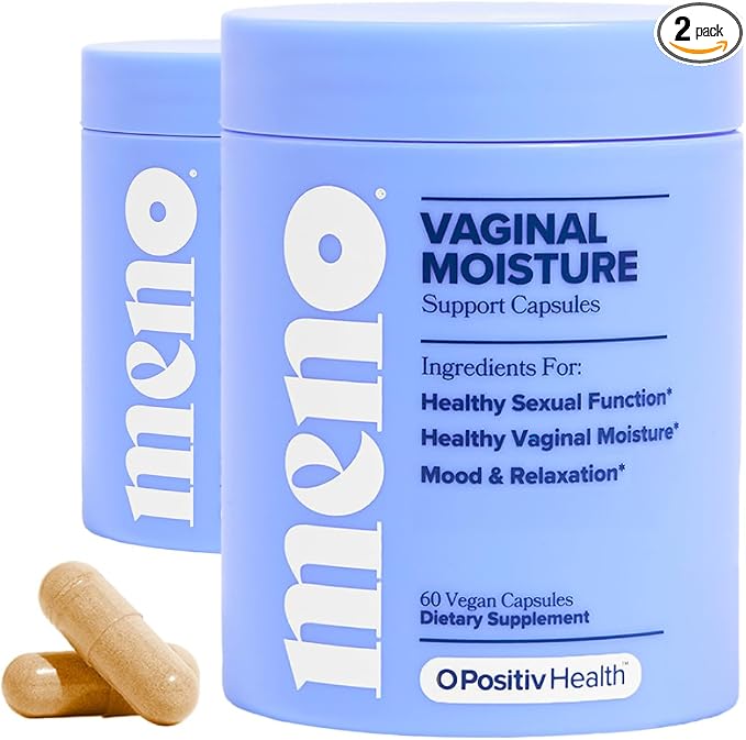 MENO Vaginal Moisture - Hormone-Free Capsules with Maca Root– 30-Day Supply