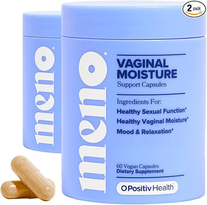 MENO Vaginal Moisture - Hormone-Free Capsules with Maca Root– 30-Day Supply
