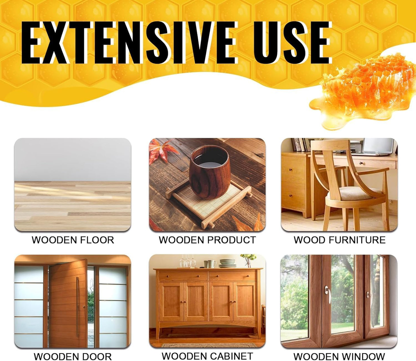 Beeswax Furniture Polish, Colorless Wood Wax for Furniture Protection