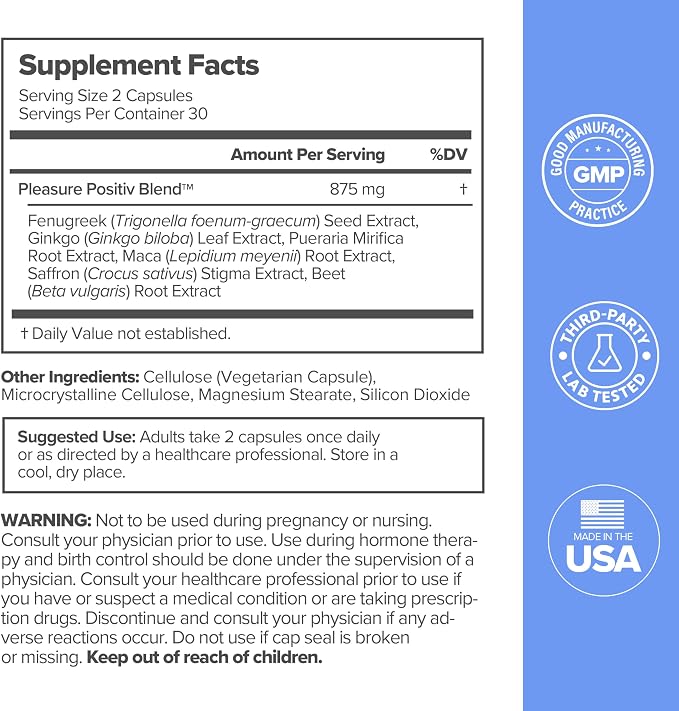 MENO Vaginal Moisture - Hormone-Free Capsules with Maca Root– 30-Day Supply