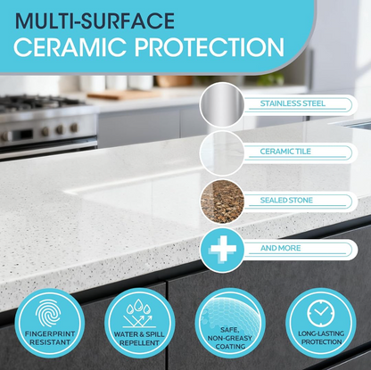 Ceramic Coating Spray for Stainless Steel & Glass - Long lasting Protection