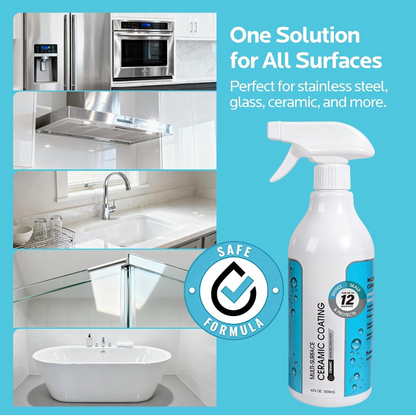 Ceramic Coating Spray for Stainless Steel & Glass - Long lasting Protection